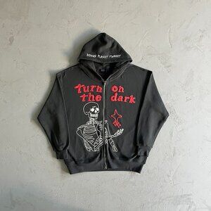 Broken Planet Skeleton Zip Up Hoodie
